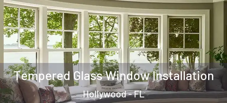  Tempered Glass Window Installation Hollywood - FL